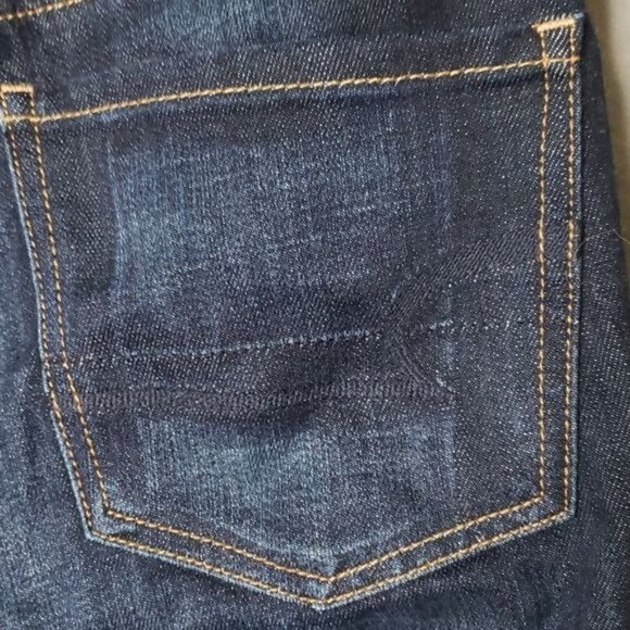 American Eagle Outfitters Tomgirl Jeans Womens 0 Regular Dark Wash Stretch Denim - Picture 5 of 10